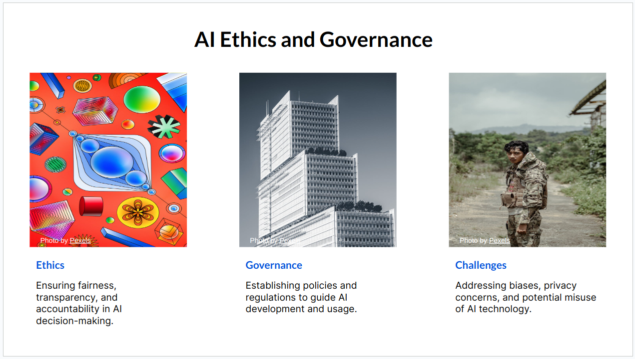 Metrics Slide with AI