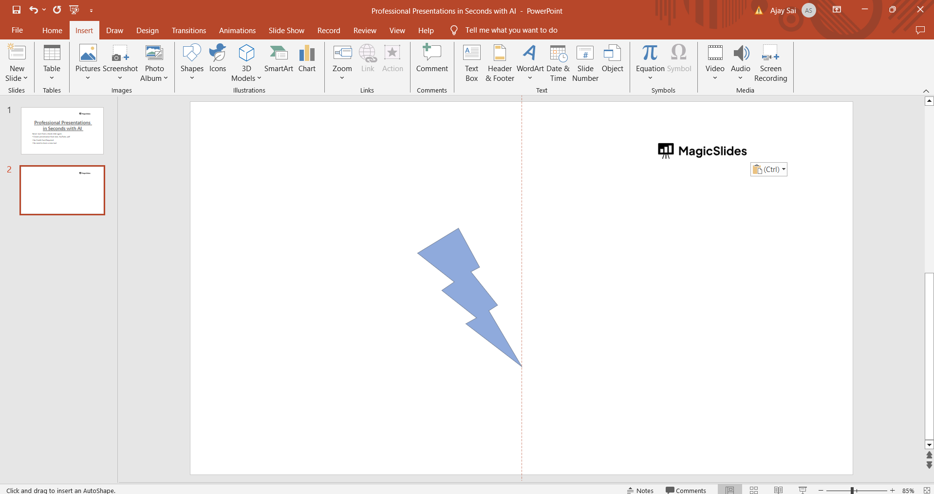 How to mirror an object in PowerPoint