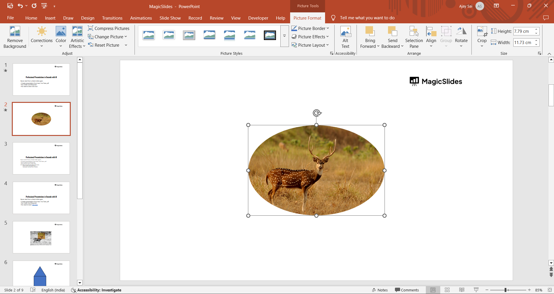 How to Round Corners on Image PowerPoint